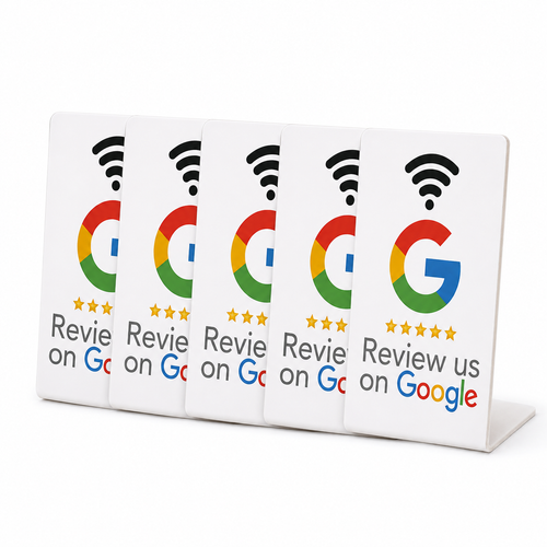 Stojak NFC do Opinii Google