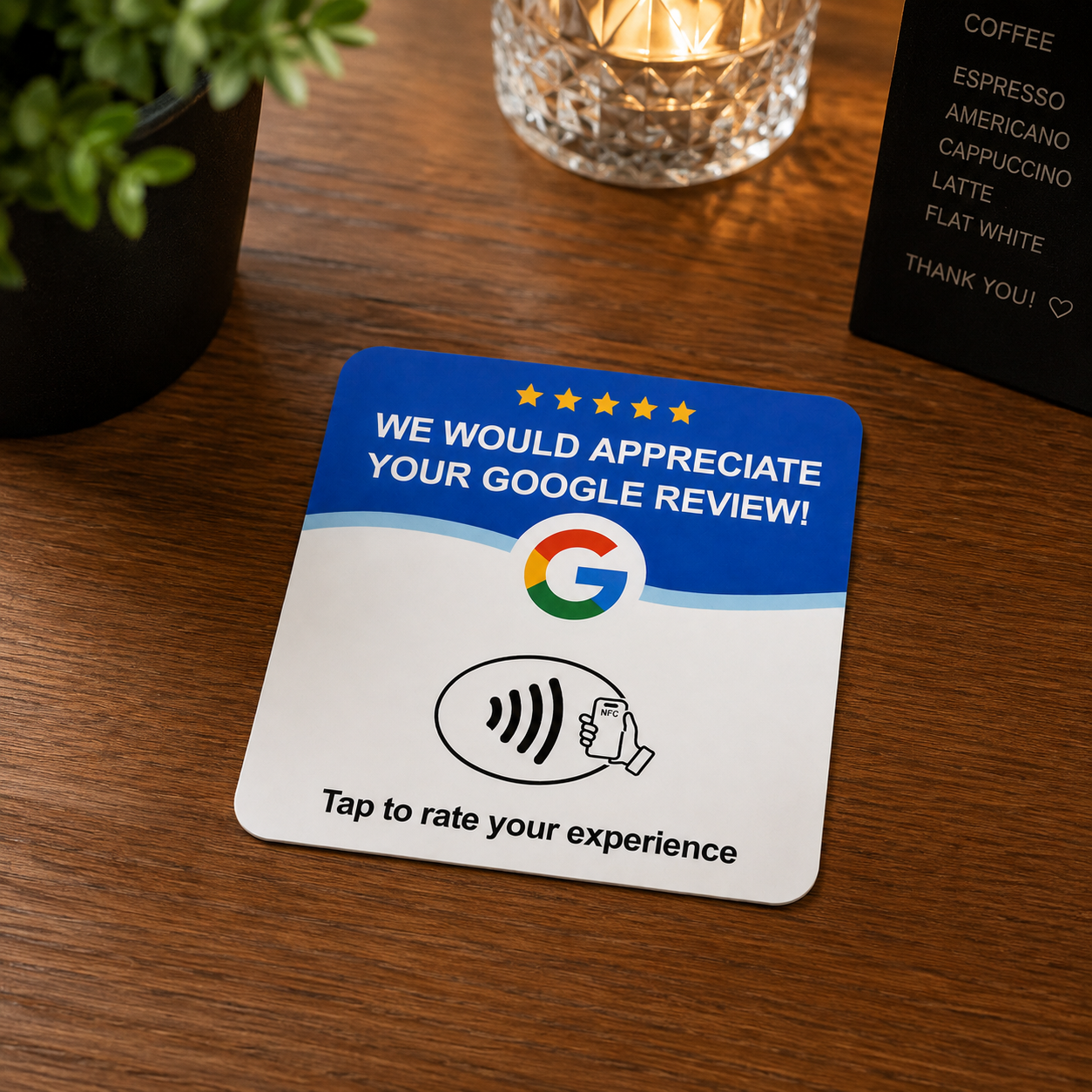 Karta Google Review NFC